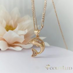   Goldfilled Antiallergén Nyaklánc 55 cm/2mm +Medál 18K Szín